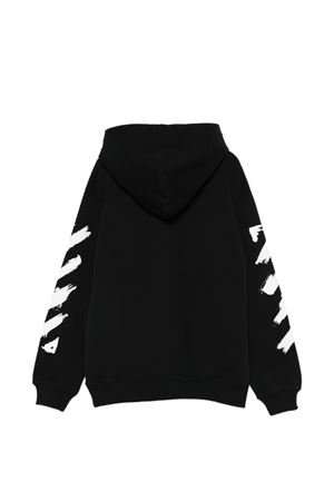 felpa in cotone nero OFF WHITE KIDS | OBBB001S26FLE005001